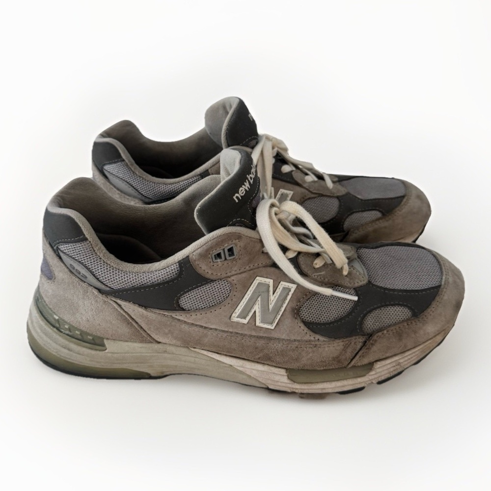 New Balance 992 Size 11.5 Made in USA 2008 Grey Mens Tennis Shoes Dad